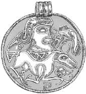 He and the horse (Er und das Pferd)